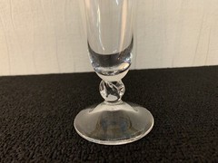 43 Champagne Flutes Model Orval In Daum Crystal (Price Per Unit)