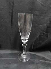 Kristal Zajecar Nobility, Vertical & «X» Cuts: Champagne Flute (s), 8 1/4″ Tall