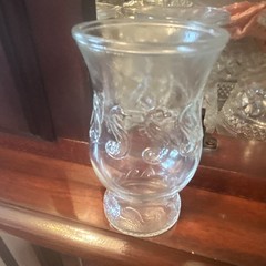 Clear Pressed Glass Decorative Tumbler Glass Drinking Glassware