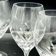 Fleurie Nachtmann Crystal Tulip Beer Glasses 6.75” W Germany Near MINT Set of 6