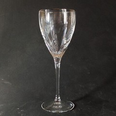 LENOX FIRELIGHT PLATINUM WINE GLASSES, Cut Lead Crystal, 7 7/8 «, 6 oz, USA, 2PC