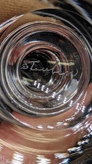 Steuben 7725 Water Goblet Champagne Wine Glass & Shot Glasses American Crystal