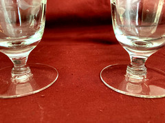 Glastonbury-Lotus Logan Etch Juice Glass Set of 2