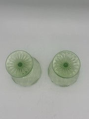 Uranium Coupe Goblets Grape
