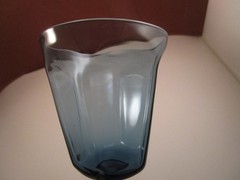 Lovely Lenox Antique Dark Blue Glass Set of 4 Wine Glasses A