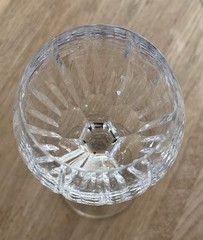 Mikasa Crystal Arctic Lights 4 Wine Hock Glasses 8-1/4”