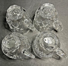 Gorham Crystal Lady Anne Punch Cups Set Of 4 NEW