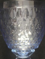 Villeroy and Boch Crystal Boston Blue Set of Four Water Goblets