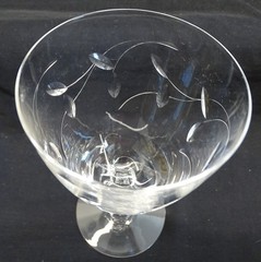Tiffin Petite Set of 4 Water Goblets – Cut Vine 6 1/2″
