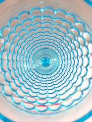 Adams EAPG Thousand Eye Turquoise Blue Sensation #160 Water Goblet USA 1874