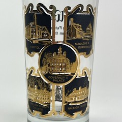Vintage Historic Williamsburg Virginia Colonial Souvenir Glass Tumbler