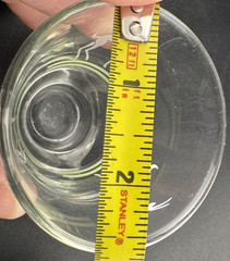 Vintage Mid‑Century Glass Tumbler – Frosted Gazelle Design – Art Deco Style