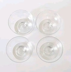 Crown Corning 10oz Applesauce Glasses / Sherbet Dessert Dishes Set Of 4 In Box