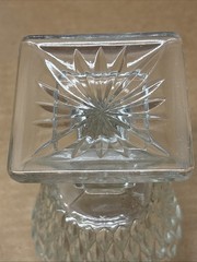 SET OF 3 Indiana Glass MT VERNON CLEAR 6″ Water Goblets – Wine Glasses Excellent