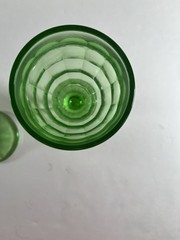 Depression Glass Colonial Block Pattern Water Goblet-Hazel Atlas Glass Company