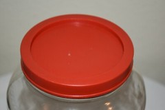 VINTAGE GLASS GALLON SUN ALL BEVERAGE TEA JAR 1990’S FUN ! EUC