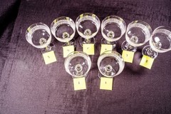 Vintage Tiffin Franciscan Renaissance Platinum Tall Sherbert Stems – Set Of 8