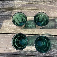 Libbey Glass Company Set of Four 14oz Tumbler Gibraltar Juniper