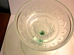 CRISTAL D’ARQUES-DURAND Green Stem Sombrero Margarita Glasses (2) – MAKE OFFER!