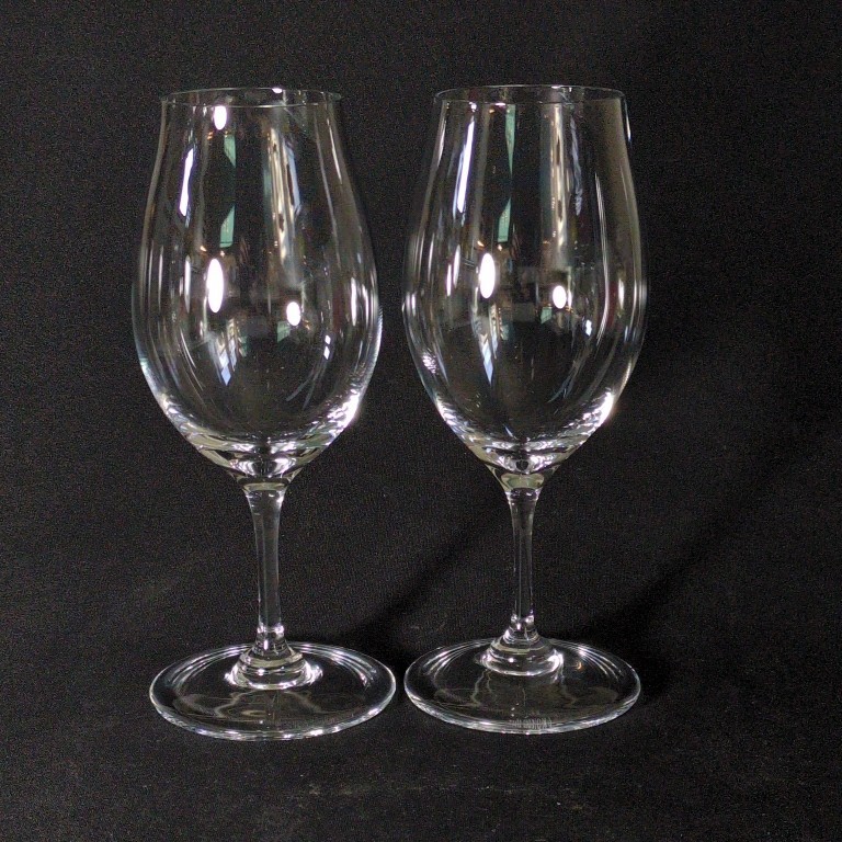 WILLIAMS-SONOMA WMS14 PORT GLASSES, Blown Crystal, 6 3/4″, 8 Oz, AUSTRIA, 2PCS