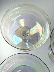 Mother of Pearl (Stem 858) by Fostoria Low Champagne/Sherbet Glasses Set of 5