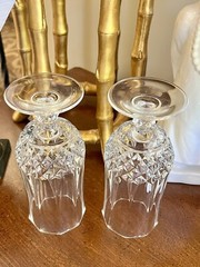 Cristal D Argues Longchamp Set Of 2 Iced Tea Water Goblets