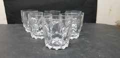 8 ARCOROC FRANCE ARCTIC OLD FASHION ROCKS GLASSES 3 3/8″
