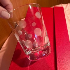 Baccarat CLOWN Pair Tumblers Crystal Glass Set 8.5cm 10.5cm New