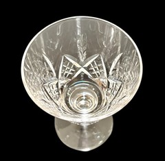 Set Of 2 Vintage Stuart Crystal Glengarry 4.75” Claret Wine Glasses Signed EUC