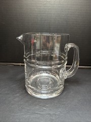 Vintage Iittala Finland Pisaranrengas Ripple Pitcher by Timo Sarpaneva