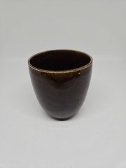 Russel Wright American Modern Black Chutney Tumbler RARE Steubenville
