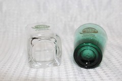 Olive Pit «Corning California» Shot Glasses – Set of 2