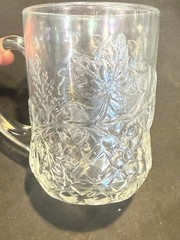 Cristal d’arques – Durand Mallory clear coffee/tea mugs (set of 6) VTG