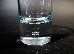 Midcentury KOSTA Boda Crystal PIPPI Bubble Stem 6 – 12 oz Flat Tumblers Highball