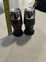 ruby red glassware set