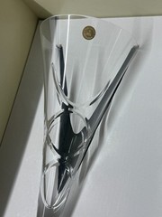 Ralph Lauren Royalton 24% Lead Crystal Glass Toasting Flutes, Made in Germany