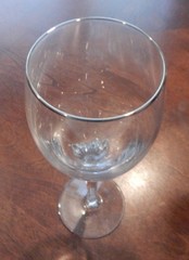 LENOX CRYSTAL «ERIN» PATTERN PLATINUM TRIM WATER GOBLET GLASS (S) 8 5/8″