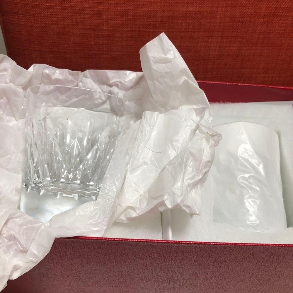 Baccarat Armagnac Crystal Glass Set 5 Pieces Unused in Original Box