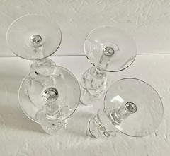 Gorham Cut Crystal Lady Anne Fluted Champagne Glasses (Set of 4) – 8 5/8″