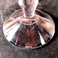 LENOX CARAT CLEAR CHAMPAGNE FLUTES, Cut Lead Crystal, 10 1/2″, 6 oz, 2PCS