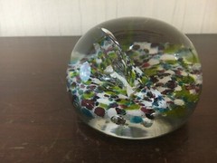 1 Round Hand Paperweight