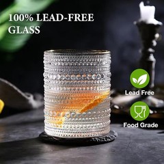 Classic Glass Tumbler Collection – 8-Piece Vintage Drink Set