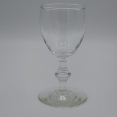 Libbey Georgian Set 3 Clear Cordial Sherry Glasses Small Stemmed Pressed Barware