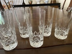 Lenox 11 Oz Crystal Highball Glasses Set Of 7