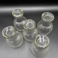 LOT OF 5 Littala Kekkerit Large 5” Water Wine Glasses Goblets Timo Sarpaneva