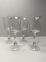 Towle Crystal Water Glass Goblets, 8 1/2″, Set of 4 New in box