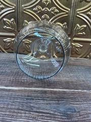 Vintage Silver And Black Pin Stripe Wine Glass