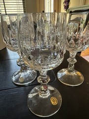 Schott-Zwiesel Germany Crystal Wine Glass Flamenco 6.5 oz Blown Glass 6 1/8″