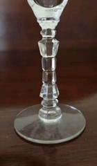 VTG Rock Sharpe MCM Etched Crystal Cordial Shot Glasses #3005-11-Set Of 4-Rare