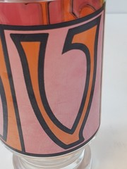 ANCHOR HOCKING LOVE TUMBLERS DRINKING GLASSES SET OF 3 MCM 1970’S